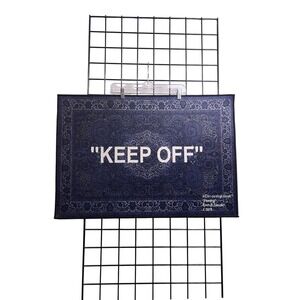 Off White Keep Off Virgil Abloh Rug Non Slip Back